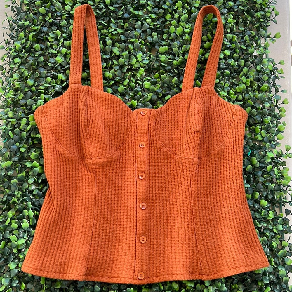 Orange Tank Top
